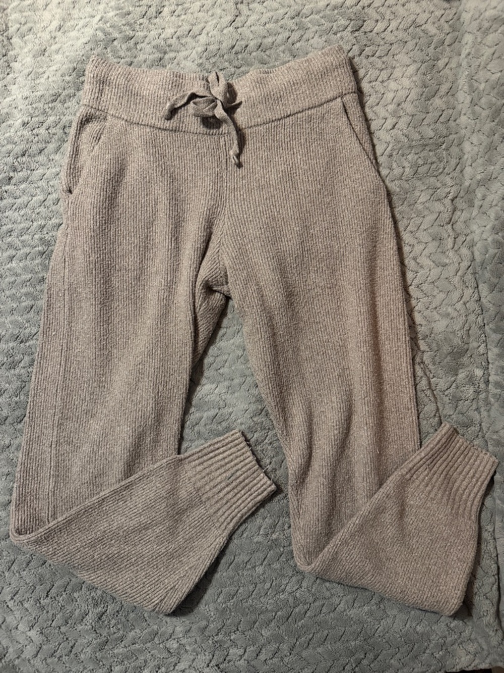 Abercrombie & Fitch Taupe Knit Jogger Pants